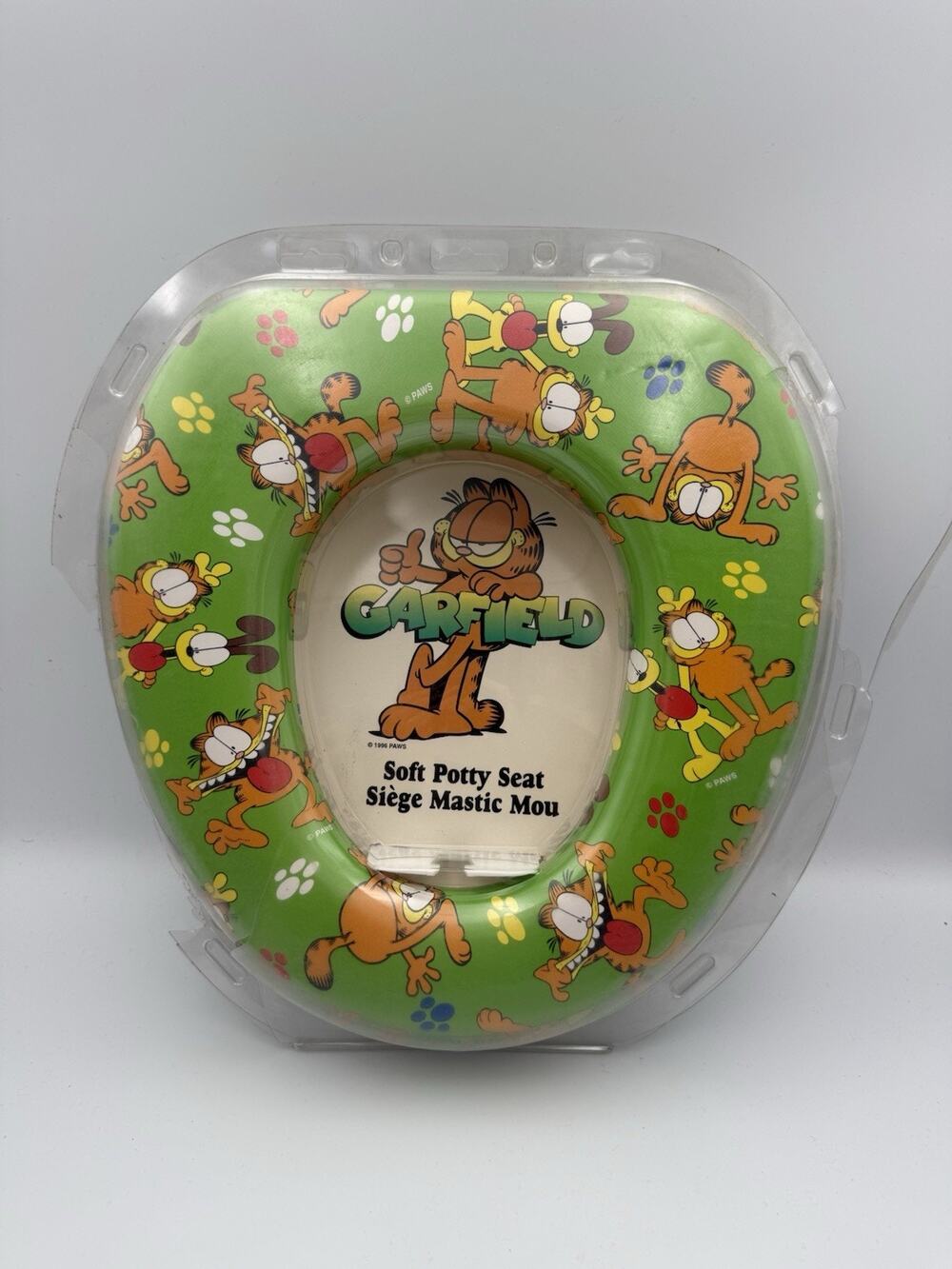 Vintage 1996 Garfield & Odie Soft Padded Potty Seat by Ginsey Industries